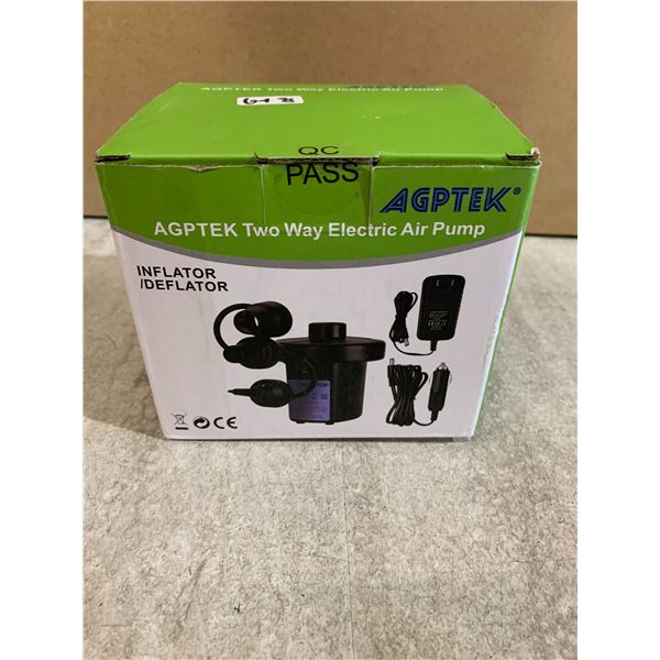 AGPTEK Two Way Electric Air Pump - Includes Inflator & Deflator