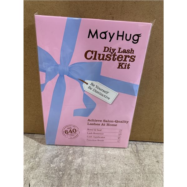 May Hug DIY Lash Clusters Kit - 640 PCS DIY Individual Lashes