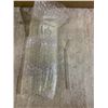 Image 3 : 12 PCS - Clear Stackable Ribbed Glasses