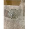 Image 4 : 12 PCS - Clear Stackable Ribbed Glasses