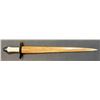 Image 1 : Dagger with Swordfish Rostrum Blade, Animal Bone and Ivory Handle