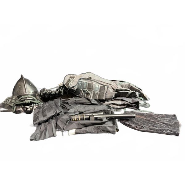 Samurai-Style Costume Armour, Mask, Katana, and Accessories