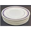 Image 4 : Johnson Bros. Old English Fine China Dinnerware Set, Blue Border, 62 Pieces