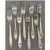 Image 7 : Silver Plate Flatware Set, 43 Pieces