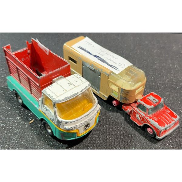 Corgi Toys Die-Cast Turbine Trucks, Lot of 3, 1960s