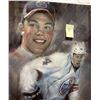 Image 2 : Edmonton Oilers Hockey Player Pastel Illustration
