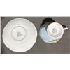 Image 10 : Sadler Teapot and Assorted English Bone China Tea Cups with Saucers