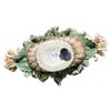 Image 3 : Visconti Mollica Capodimonte |  Porcelain Basket, Lace Figurine, and Reticulated Plate