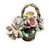 Image 4 : Visconti Mollica Capodimonte |  Porcelain Basket, Lace Figurine, and Reticulated Plate