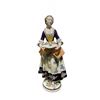 Image 5 : Visconti Mollica Capodimonte |  Porcelain Basket, Lace Figurine, and Reticulated Plate