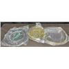 Image 1 : Nadair SM-500 Light Fixture Glass and Brass Component Set