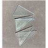 Image 5 : Nadair SM-500 Light Fixture Glass and Brass Component Set