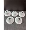 Image 2 : Commercial Electric 5-Light Chandelier with Frosted Glass Shades