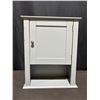 Image 1 : Wall-Mounted Grey Wooden Cabinet With Single Door