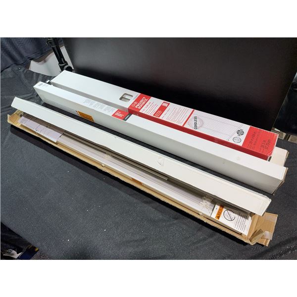4 Project Source 1 Inch Cordless Vinyl Mini Blinds