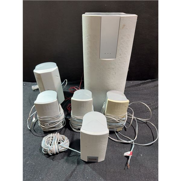 Panasonic SB-W80 Subwoofer and SB-AFC285 Speaker Set