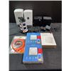 Image 1 : Electronics and Hardware Lot Including SpinPower Tower, Honeywell WiFi Detectors, SC Johnson,