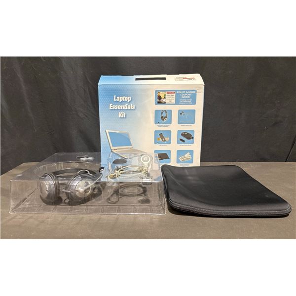 Telemax Laptop Essentials Kit with 15.4” Neoprene Case and Accessories