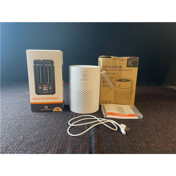 KOIOS P60 Air Purifier and Vapormed Mighty Medic Vaporizer