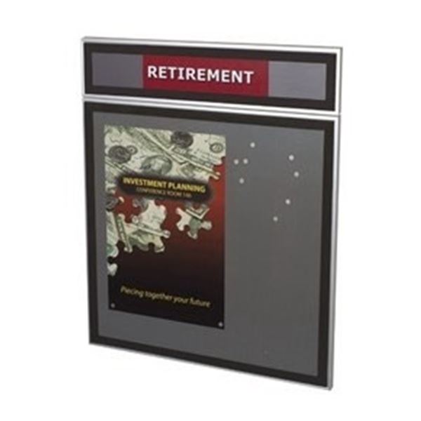 Quartet Matrix Enclosed Signage Display Board