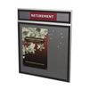 Image 1 : Quartet Matrix Enclosed Signage Display Board