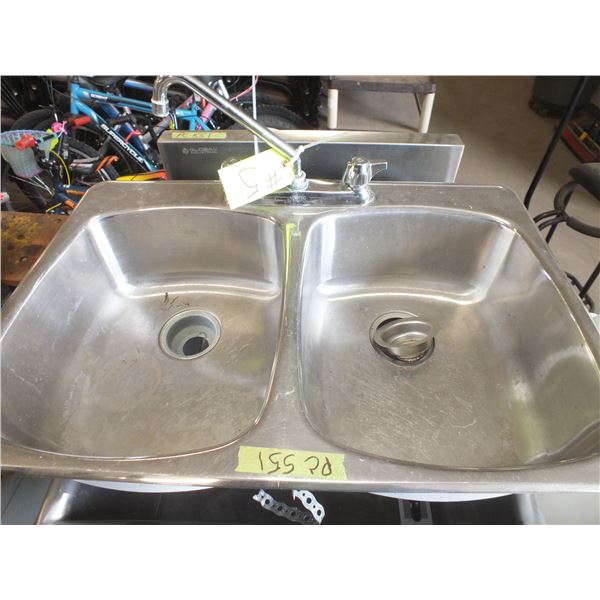 2 Bay Stainless Steel Sink