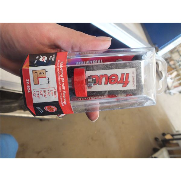 Ten 1/2" Freud Rabbeting Bits