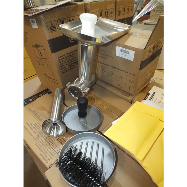 Food Grinding / Burger Press Attachment For Stand Mixer