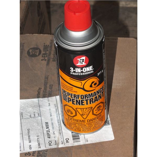 Case Of 12 3 in 1 Professional High Performance Of Silicone Lubricant