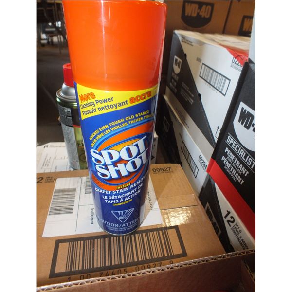 1 case Of 12 Of Spot Shot Instant Carpet Stain Remover