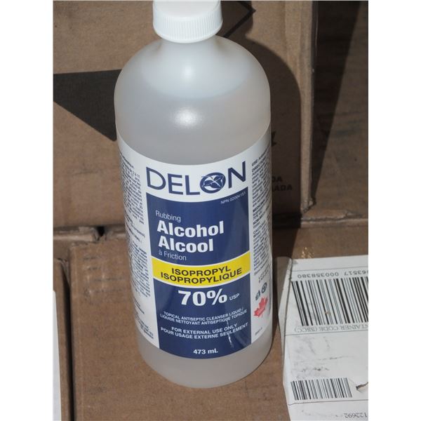 1 Case Of 12 473ml Bottles Of Rubbing Alcohol
