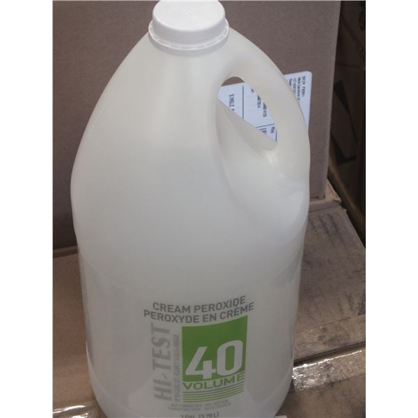 1 Case Of 4 1 gal Jugs Of Cream Peroxide