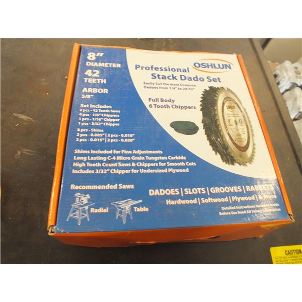 8" Dado Set