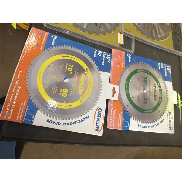 Four 10" Saw Blades