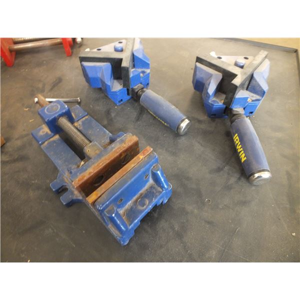 Two Clamps & Two Vise's