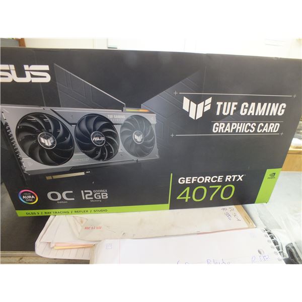 Asus Geforce RTX 4070 Tuf Gaming Graphics Card
