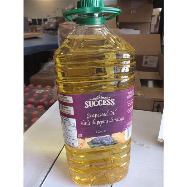 5 Liter Jug Of Grapeseed Oil
