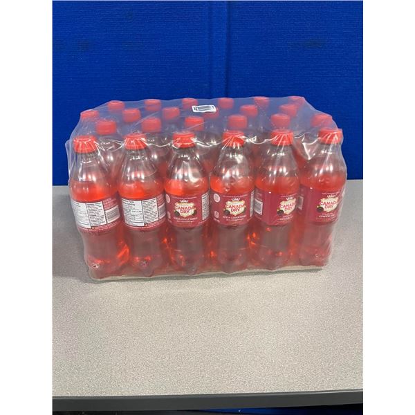 1 Flat Of 24 Of Canada Dry Cranberry Ginger Ale
