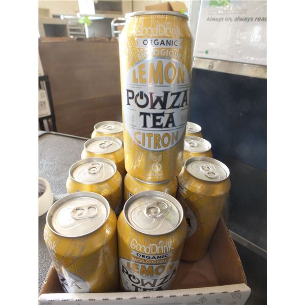 12 Cans Of Lemon Powza tea