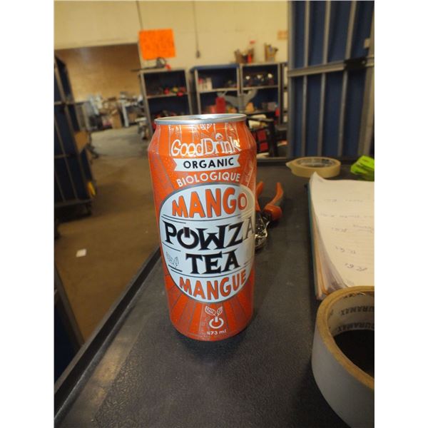 12 Cans Of Mango Powza Tea