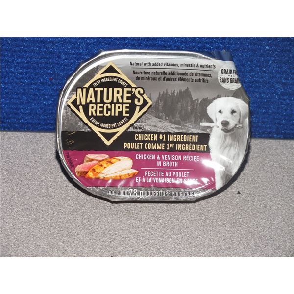 Two Cases Of Natures Recipe Chicken & Venison Dog Food