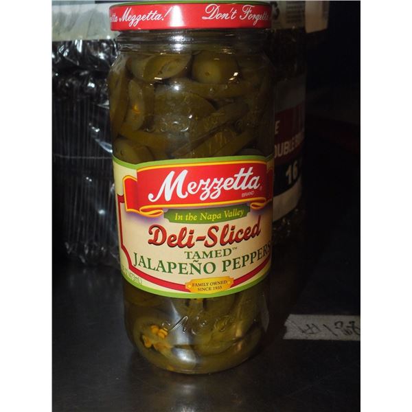 6 Jars Of Mezzetta Deli Sliced Jalapeno's