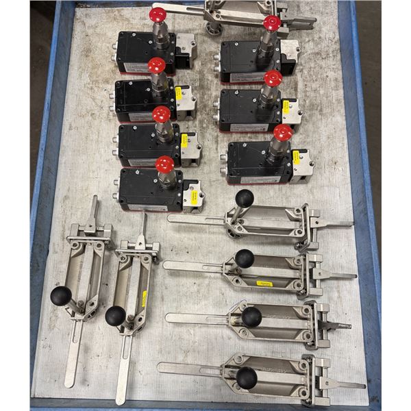 (7) Fortress #NO4T6SE431T03500D1D1GM Safety Interlock Switches w/Slide Bars