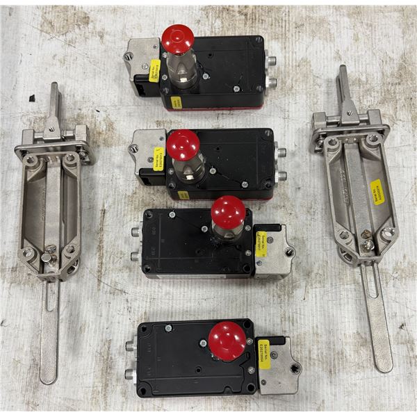(4) Fortress #NO4T6SE431T03500D1D1GM Safety Interlock Switches w/Slide Bars