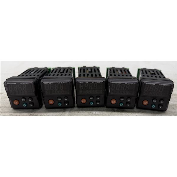 (5) Watlow #PM6C4CJ-3AAAAAA Temperature Controllers