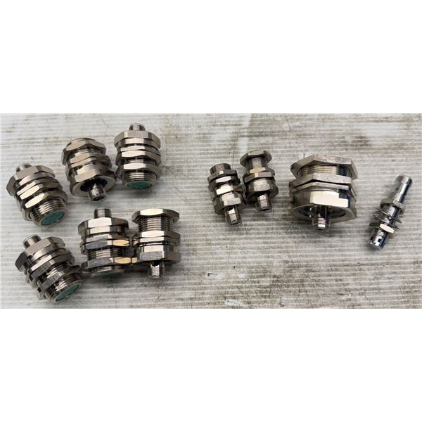 Lot of (10) Assorted Pepperl+Fuchs Sensors
