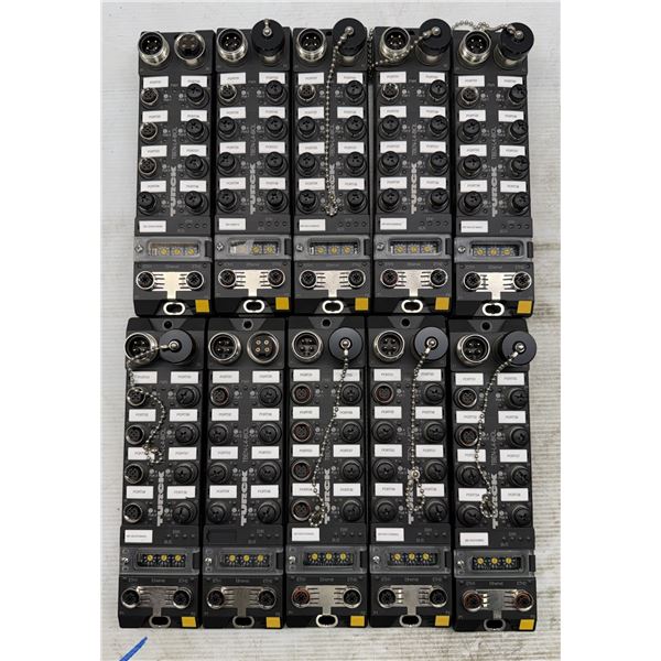 Lot of (10) Turck #TBEN-L4-8IOL/6814082 Multiprotocol Remote I/O Terminals