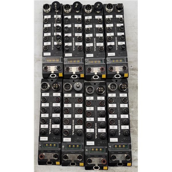 Lot of (8) Turck #TBEN-LG-8DIP-8DOP/6814066 Multiprotocol I/O Terminals