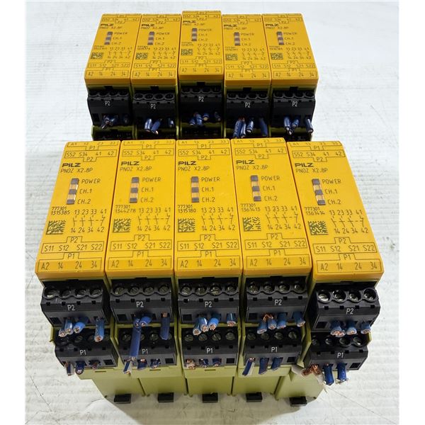 Lot of (10) Pilz #777301 Modules