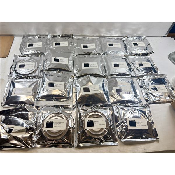 Lot of (19) Trumpf #1254813 Protecting Glass D134 x 3mm VIS